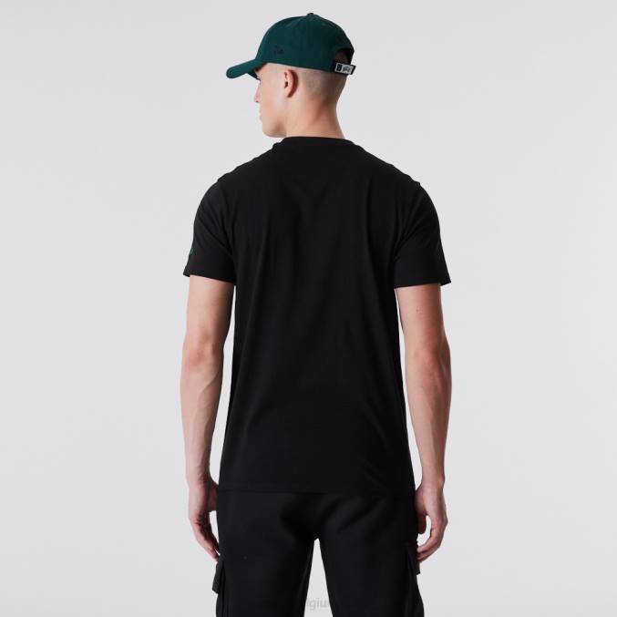 New Era milwaukee bucks nba zwart t-shirt met omtreklogo BT242890