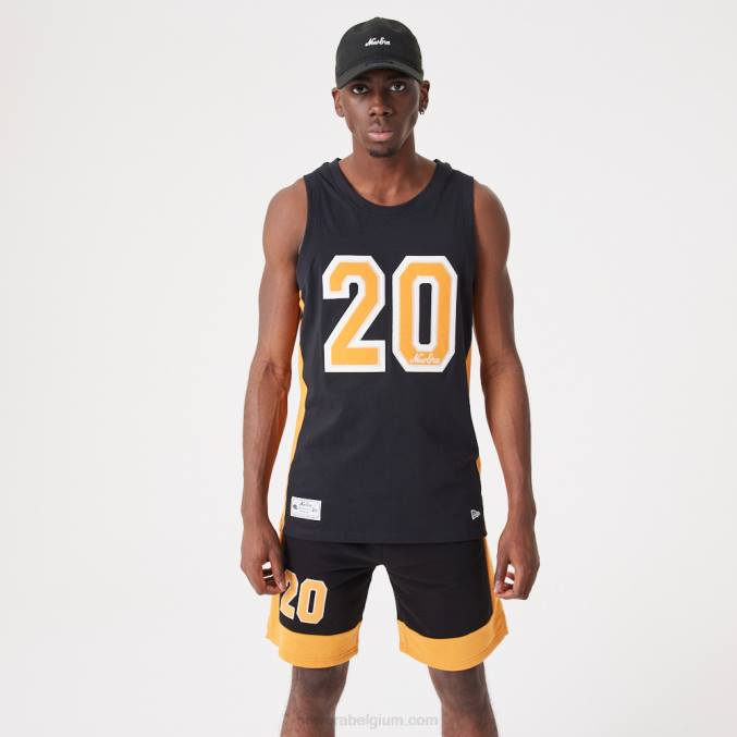 New Era moderne zwarte oversized tanktop BT242841
