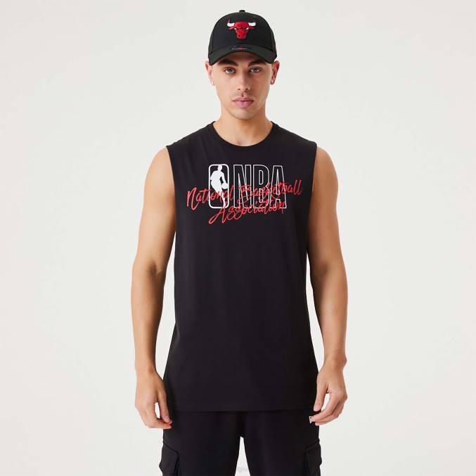 New Era nba script essentiële zwarte tanktop BT242842