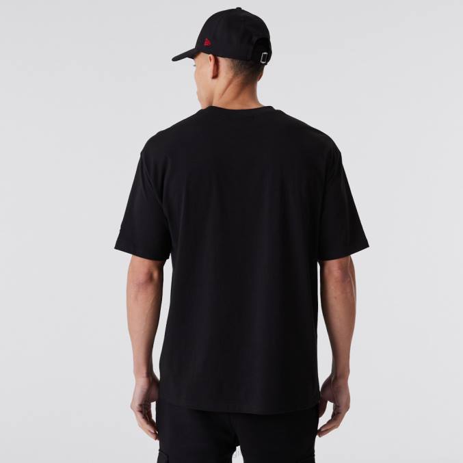 New Era new york yankees logo zwart t-shirt BT242945