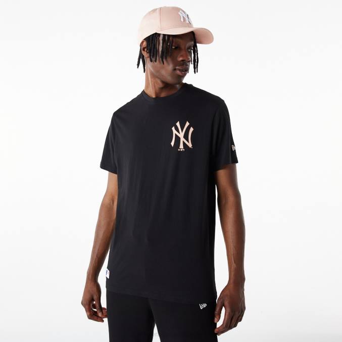 New Era new york yankees mb league essentieel zwart t-shirt BT243175