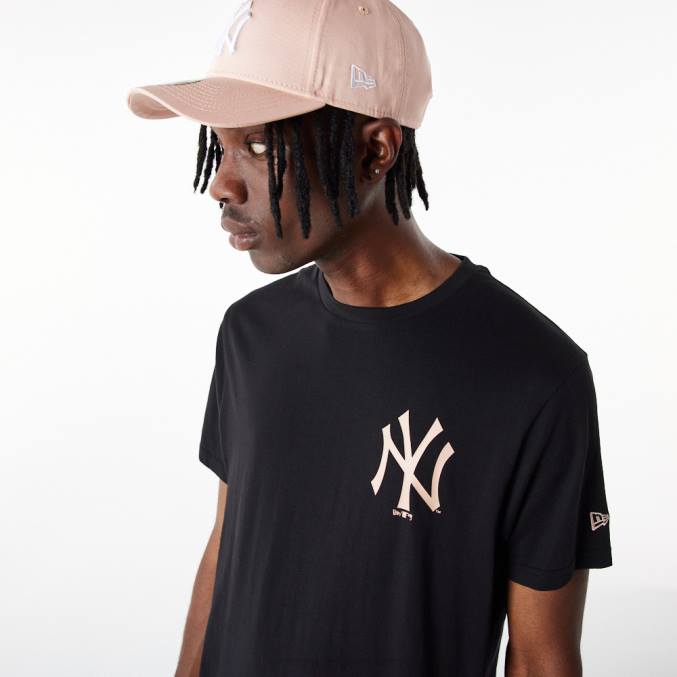 New Era new york yankees mb league essentieel zwart t-shirt BT243175