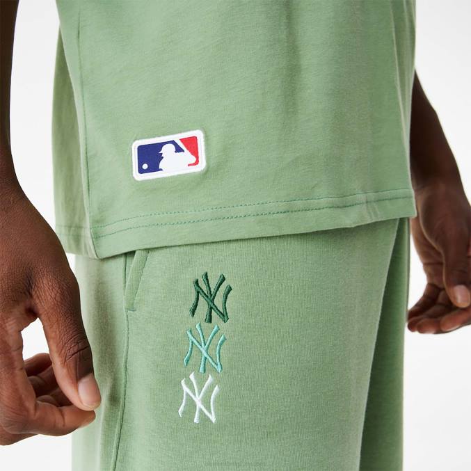 New Era new york yankees mlb gestapeld logo groen oversized t-shirt BT242855