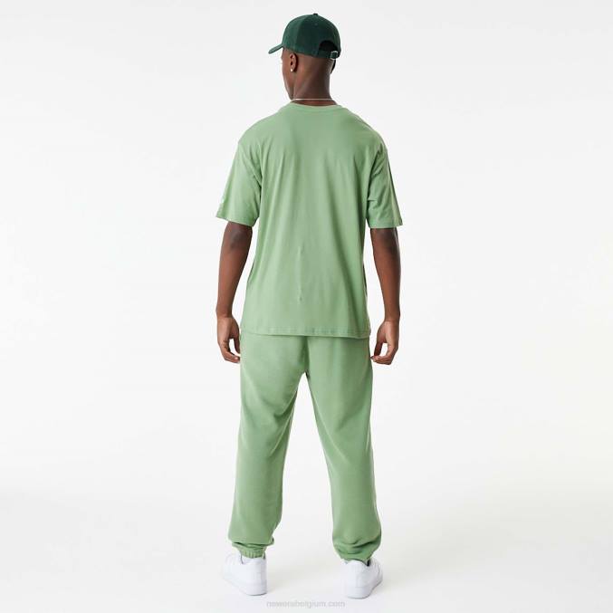 New Era new york yankees mlb gestapeld logo groen oversized t-shirt BT242855