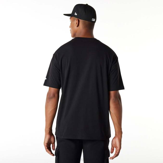 New Era new york yankees mlb groot logo oversized zwart t-shirt BT242850