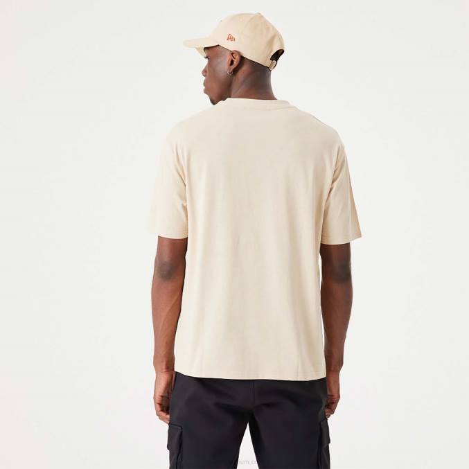 New Era new york yankees mlb league essentieel lichtbeige oversized t-shirt BT243054