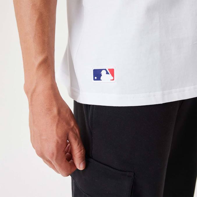 New Era new york yankees mlb league essentieel wit oversized t-shirt BT243082