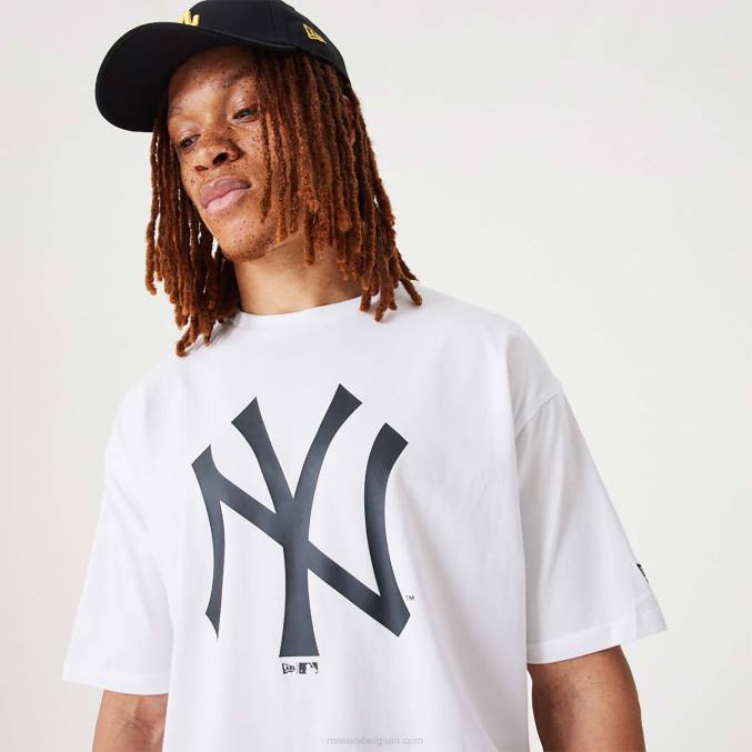 New Era new york yankees mlb league essentieel wit oversized t-shirt BT243082