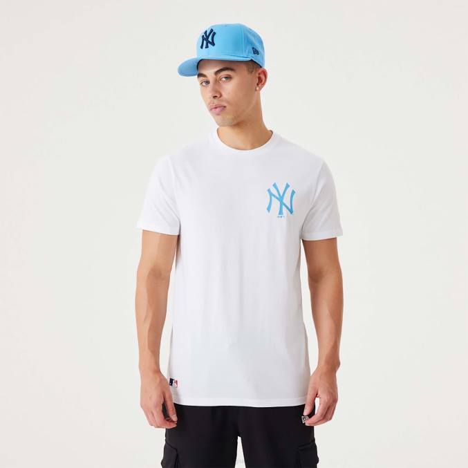 New Era new york yankees mlb league essentieel wit t-shirt BT242915