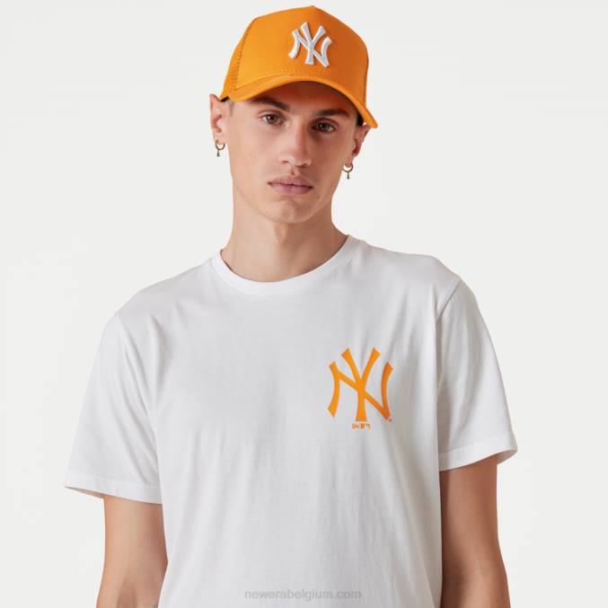 New Era new york yankees mlb league essentieel wit t-shirt BT242936