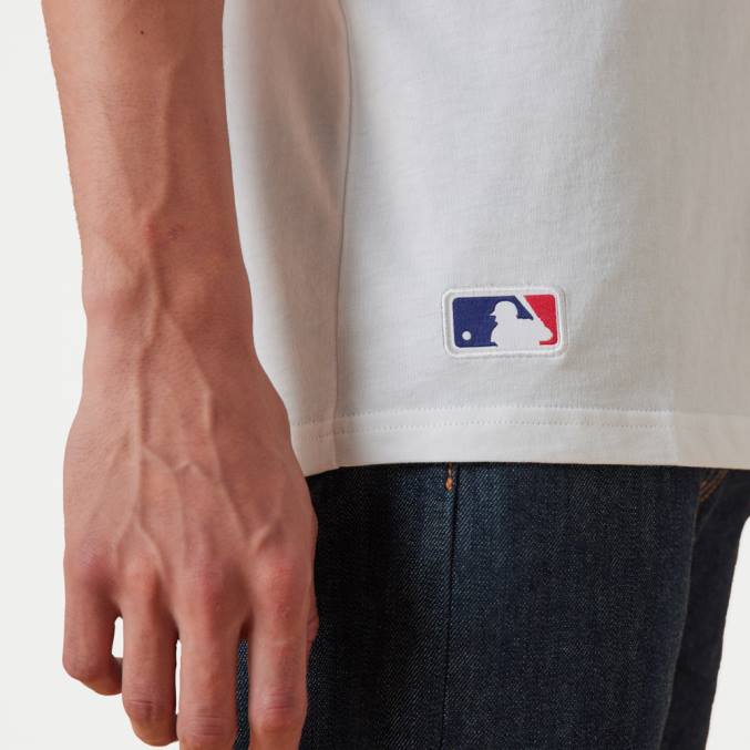 New Era new york yankees mlb league essentieel wit t-shirt BT242936