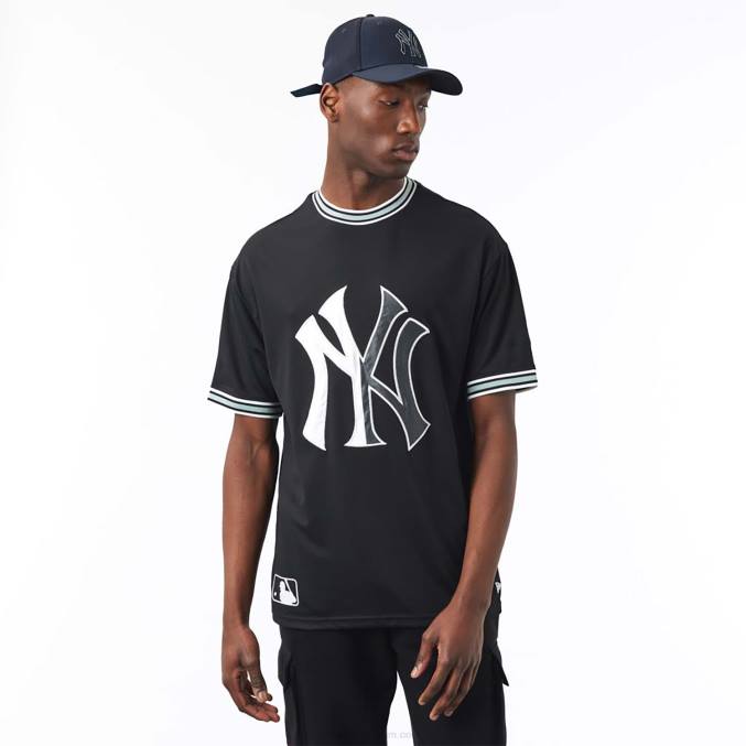 New Era new york yankees mlb teamlogo zwart t-shirt BT243142