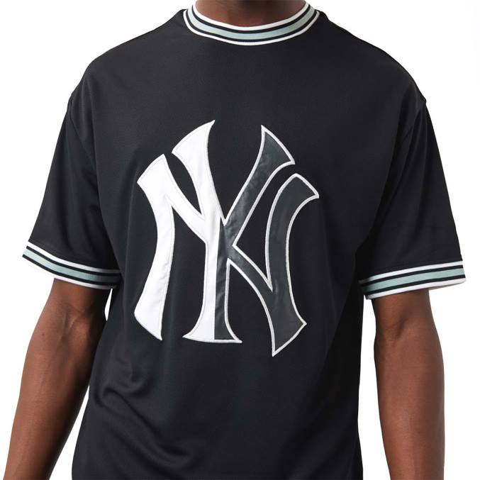 New Era new york yankees mlb teamlogo zwart t-shirt BT243142