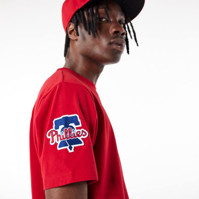 New Era philadelphia phillies mlb logo selecteer rode t-shirt BT243030