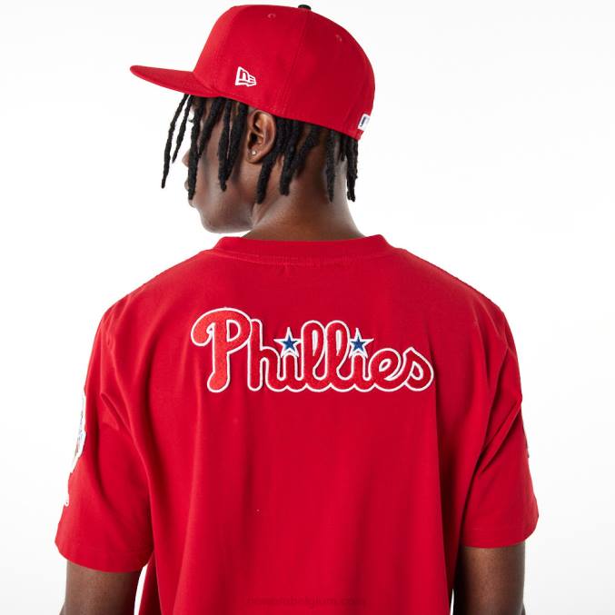 New Era philadelphia phillies mlb logo selecteer rode t-shirt BT243030