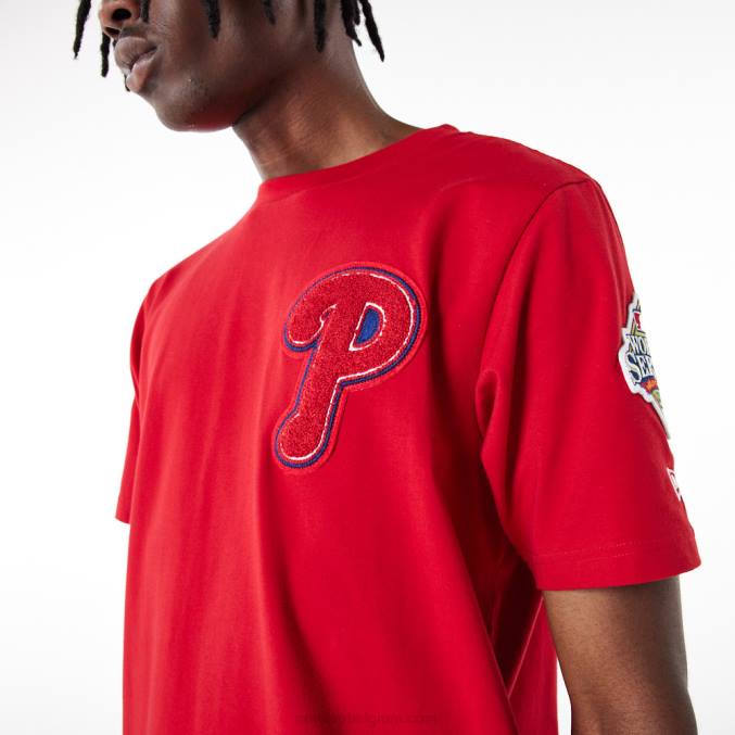 New Era philadelphia phillies mlb logo selecteer rode t-shirt BT243030
