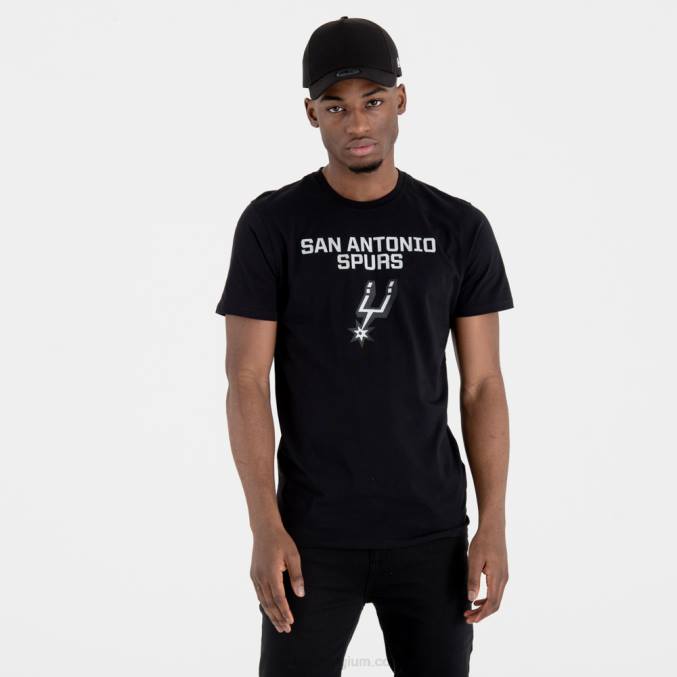 New Era san antonio spurs team logo zwart t-shirt BT243132
