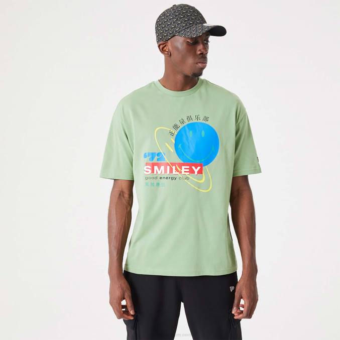 New Era smiley universe logo medium groen t-shirt BT242894