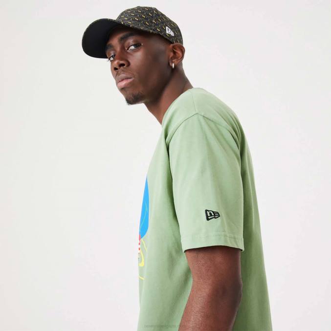 New Era smiley universe logo medium groen t-shirt BT242894