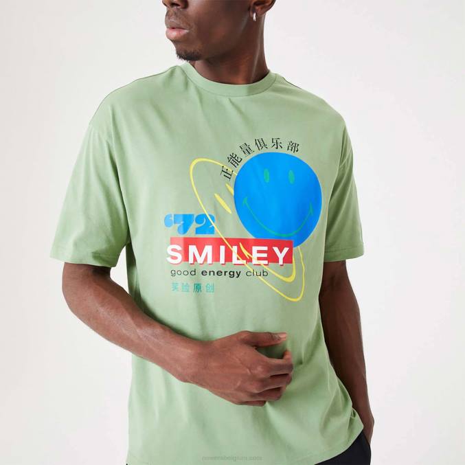 New Era smiley universe logo medium groen t-shirt BT242894