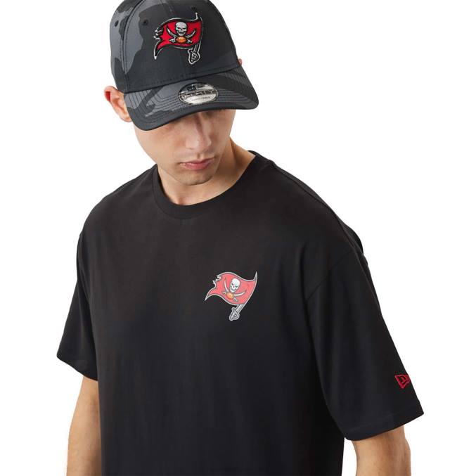 New Era tampa bay buccaneers nfl logo zwart oversized t-shirt BT243156
