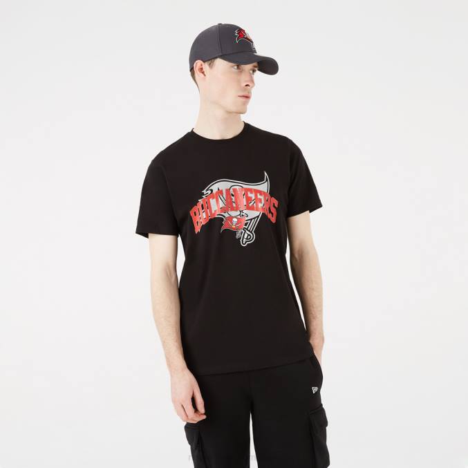 New Era tampa bay buccaneers nfl team logo zwart t-shirt BT242979
