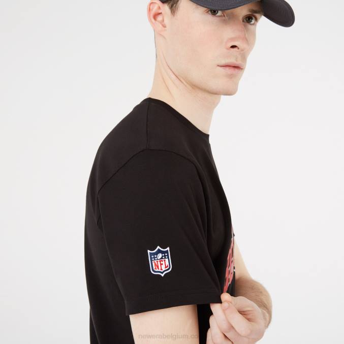 New Era tampa bay buccaneers nfl team logo zwart t-shirt BT242979