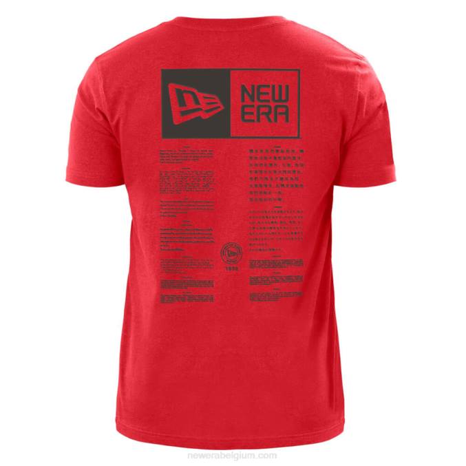 New Era tampa bay buccaneers x alpha industries rood t-shirt BT243031